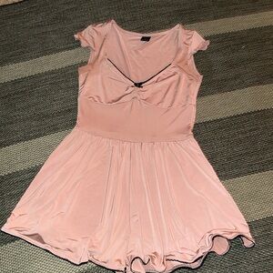 Dusty pink play suit dress romper